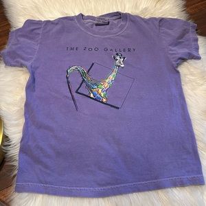 🎁Bundle 4 Free! Comfort Colors The Zoo Gallery Purple Kids Short Sleeve T-Shirt
